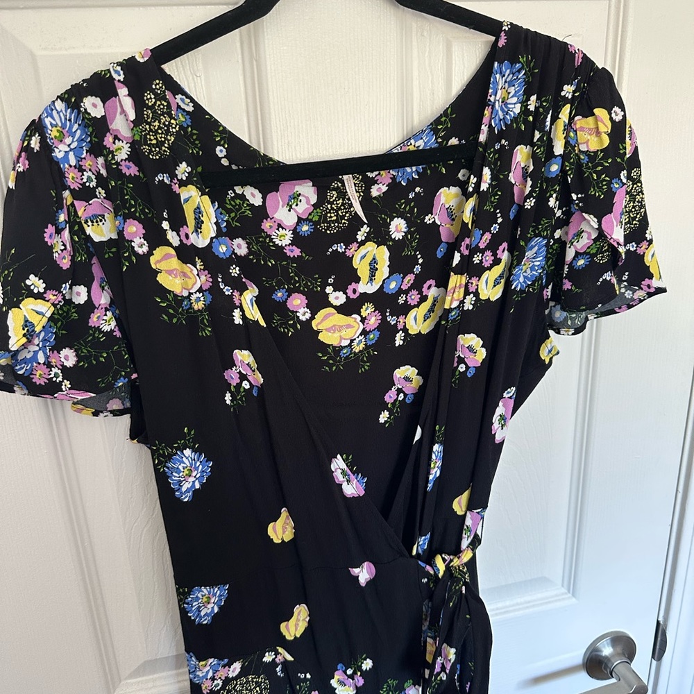 FREE PEOPLE WRAP MAXI DRESS